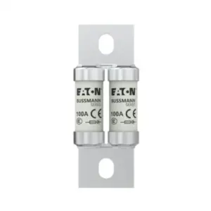 Eaton Bussmann 100FEE high-speed BS88 double barrel fuse link 100A 690V AC for semiconductor protection