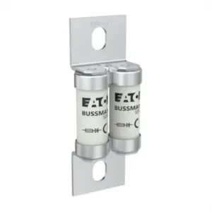Eaton Bussmann 160EET 160A 690V AC Class aR high-speed BS88 semiconductor fuse with top-mounted indicator for protection of DC drives, VFDs, and power electronics