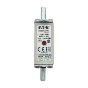 Eaton Bussmann 170M1558D 10A 690V AC Class gR high speed square body semiconductor fuse with dual indicator