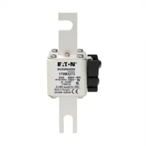 Eaton Bussmann 170M3273 630A semiconductor fuse 690V AC 200kA Class aR IEC 60269-4 for DC drives VFDs rectifiers thyristor stacks