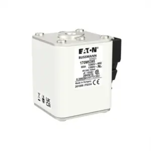 Eaton Bussmann 170M5395 high-speed square body semiconductor fuse rated 550A, 1250V, Class aR, designed for protection of industrial semiconductor devices and power electronics systems