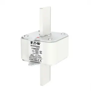 Eaton Bussmann 170M6452 630A 690V AC Class aR high speed square body semiconductor fuse for protection of power semiconductor devices and industrial drives