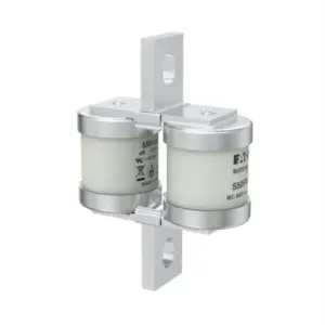 Eaton Bussmann 550FMM 550A 690V AC Class aR high-speed double barrel BS88 semiconductor fuse for protection of DC drives, VFDs, and power converters