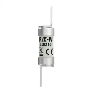 Eaton Bussmann ESD16 16A BS88 Part 2 clip-on fuse link 550V AC 80kA breaking capacity for LV switchgear and motor control centres