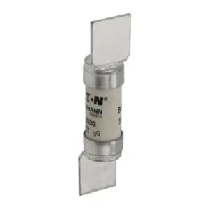 Eaton Bussmann ESD2 2A BS88 Part 2 clip-on fuse link 550V AC 80kA breaking capacity for switchgear and motor control centres