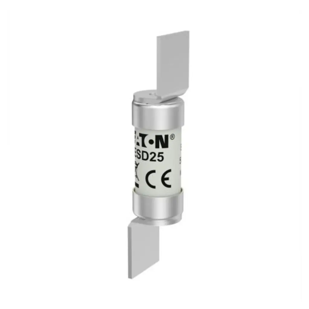 Eaton Bussmann ESD25 25A BS88 Part 2 clip-on fuse link 550V AC 80kA breaking capacity for industrial switchgear and distribution systems