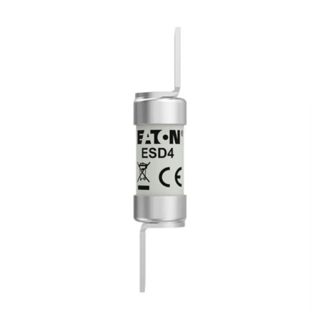 Eaton Bussmann ESD4 4A BS88 Part 2 clip-on fuse link 550V AC 80kA breaking capacity for switchgear panels and motor control centres
