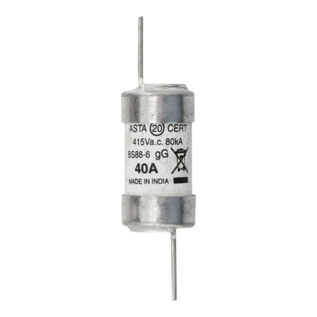 Eaton Bussmann ESD40 40A BS88 Part 2 clip-on fuse link 550V AC 80kA breaking capacity for LV switchgear and motor control centres