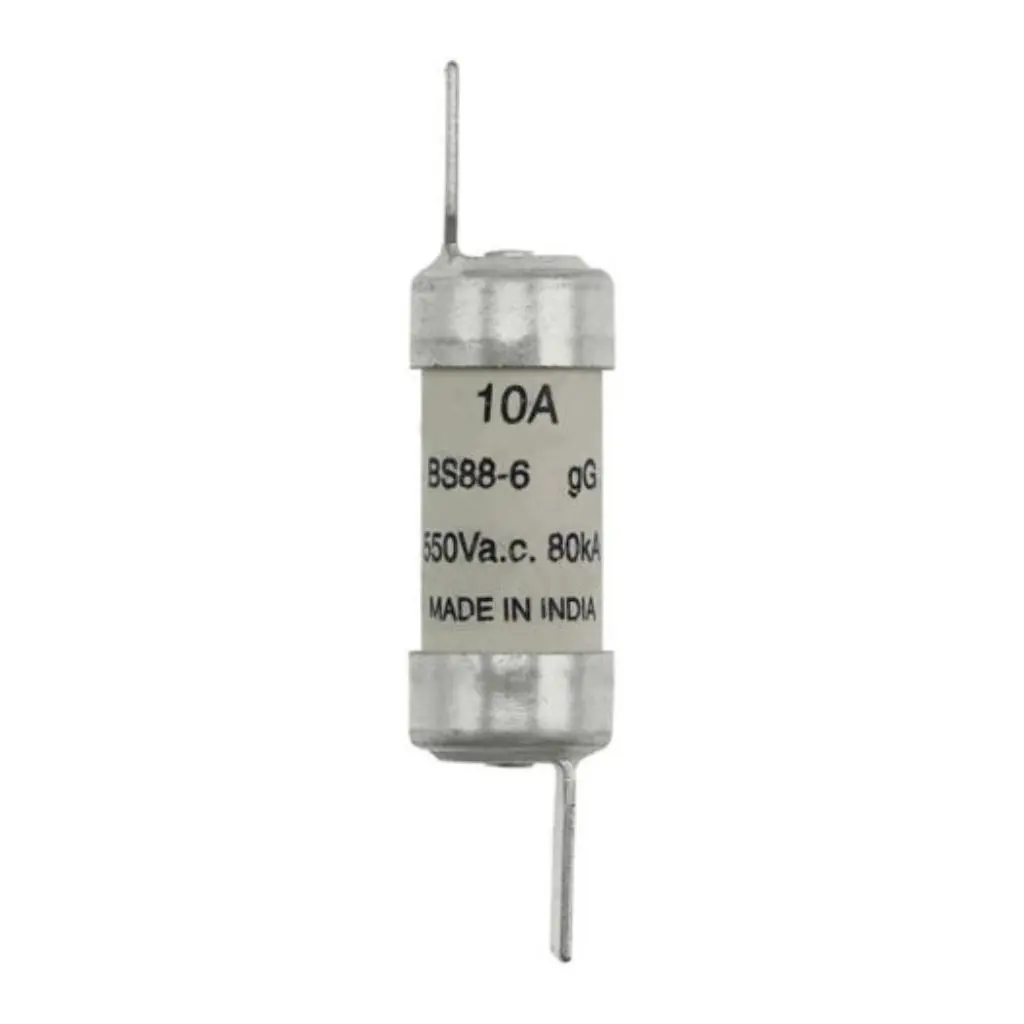 Eaton Bussmann NSD10 10A BS88 Part 2 clip-on fuse link 550V AC 80kA breaking capacity for switchgear panels and motor control centres
