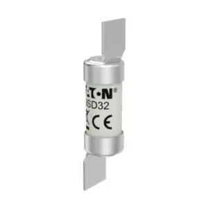 Eaton Bussmann NSD32 32A BS88 clip-on fuse link 550V AC 80kA breaking capacity Class gG for industrial electrical protection