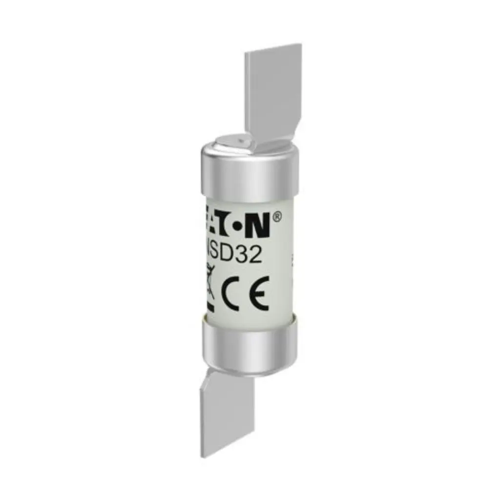 Eaton Bussmann NSD32 32A BS88 clip-on fuse link 550V AC 80kA breaking capacity Class gG for industrial electrical protection