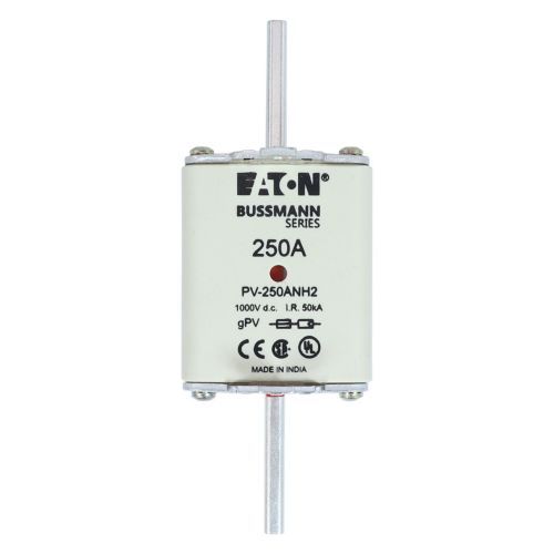 Eaton Bussmann PV-250ANH2 Photovoltaic Fuse Link - 250A 1000VDC Class gPV - Available at Shansen Enterprises Coimbatore