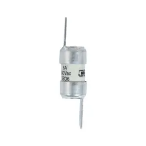 Eaton Bussmann SSD6 6A BS88 Part 2 clip-on fuse link 240V AC 33kA breaking capacity for LV switchgear and motor control