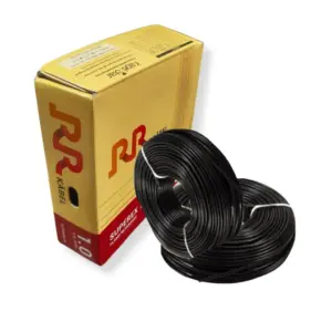 RR Kabel Superex-FR 1 sq mm black copper house wire 1100V FR PVC insulated 90 metre coil