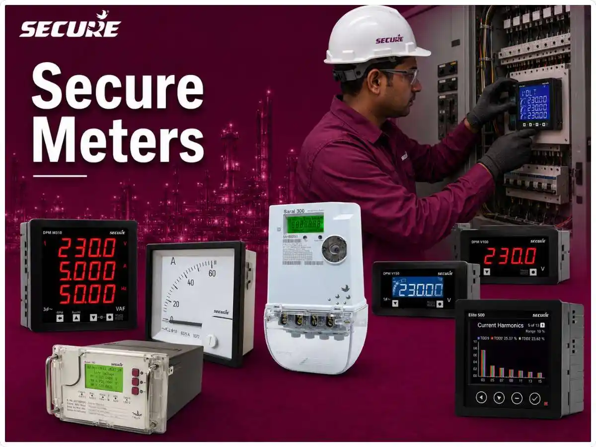 Secure Energy Meters Electrical measurement, energy monitoring, and power management applications.